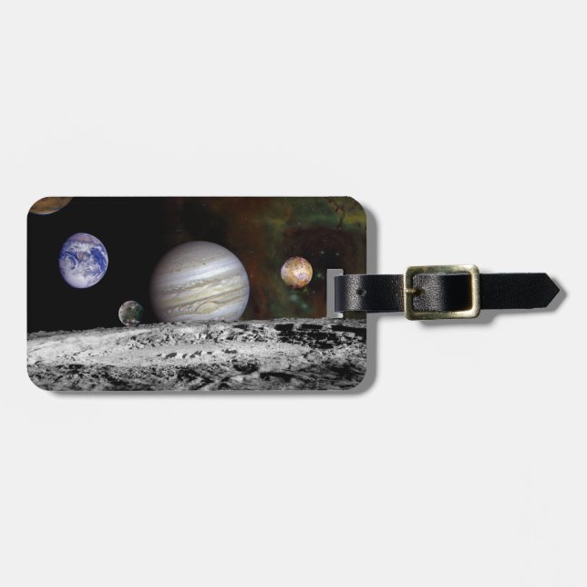 The Solar System Luggage Tag (Front Horizontal)