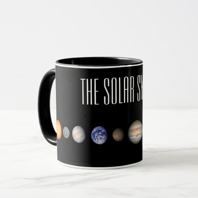 The Solar System Mug (Front Left)