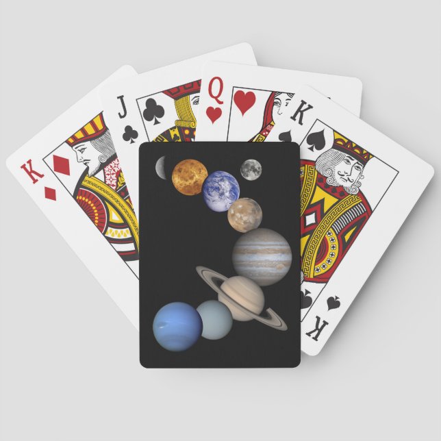 The Solar System Playing Cards (Back)