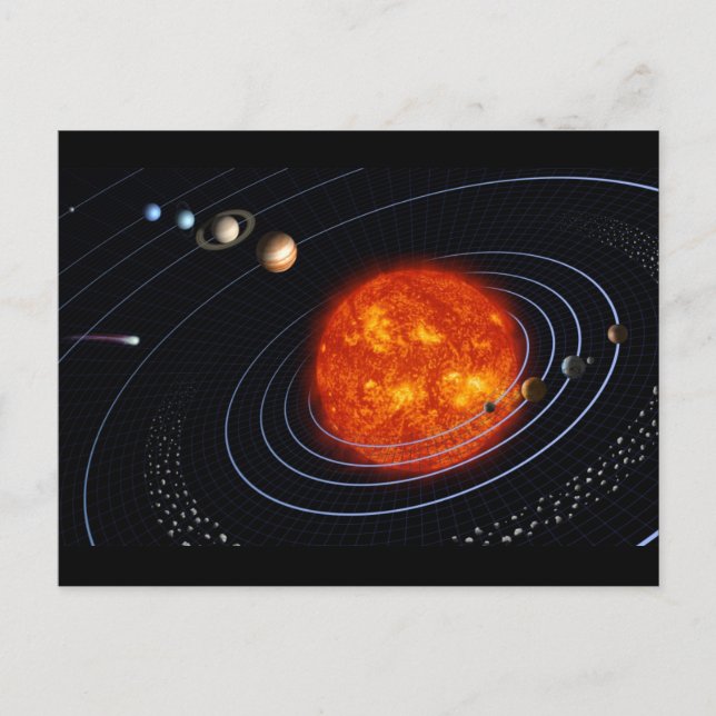 The Solar System Postcard (Front)