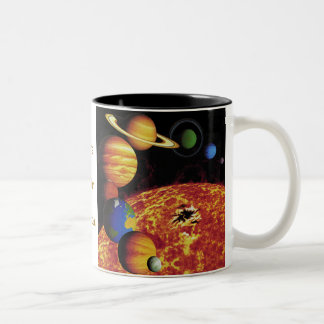 The Solar System Two-Tone Coffee Mug