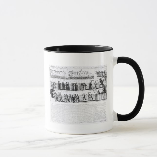 The Solemn Mock Procession Mug (Right)