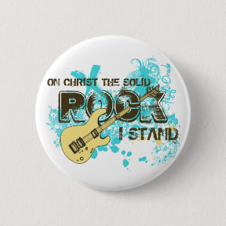 The Solid Rock 6 Cm Round Badge