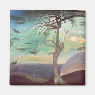 The Solitary Cedar, 1907 Magnet