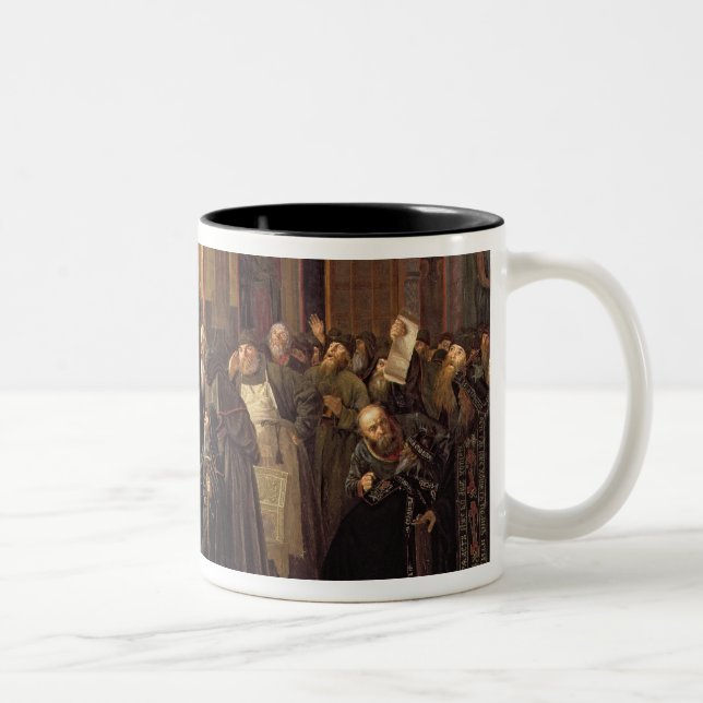 The Solovetsy Monastery's Revolt Two-Tone Coffee Mug (Right)