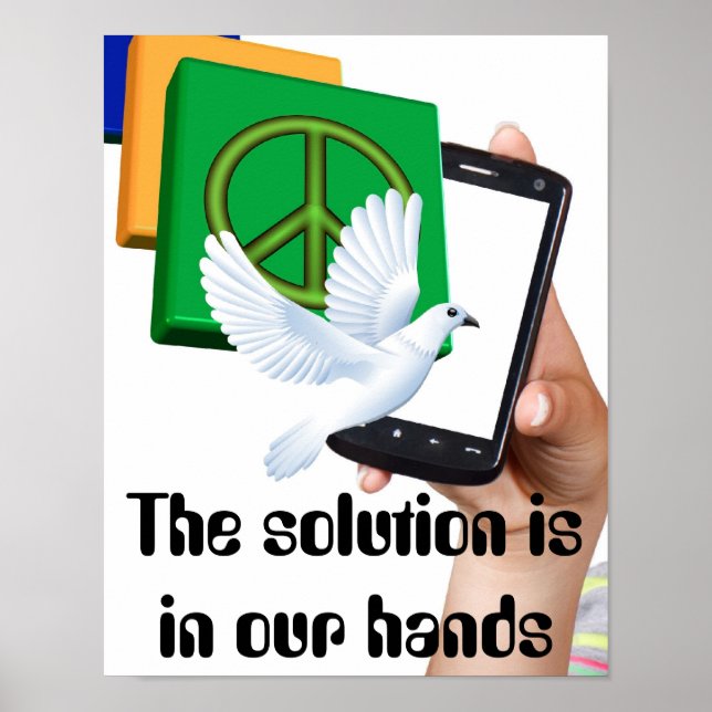 The solution is in our hands poster (Front)