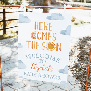 The Son Baby Shower Welcome Poster
