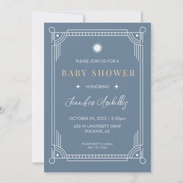The Son | Tarot Baby Shower Invitation (Back)