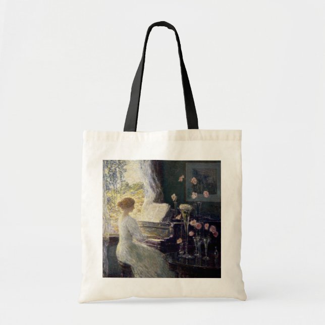 The Sonata by Frederick Childe Hassam Tote Bag (Front)