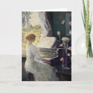 The Sonata   Childe Hassam Card