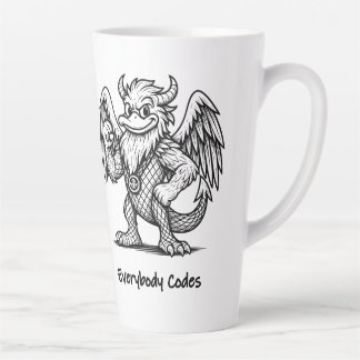The Song of Ducks and Dragons Latte Mug