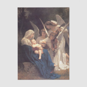 The Song of the Angels by William Bouguereau Tissue Paper