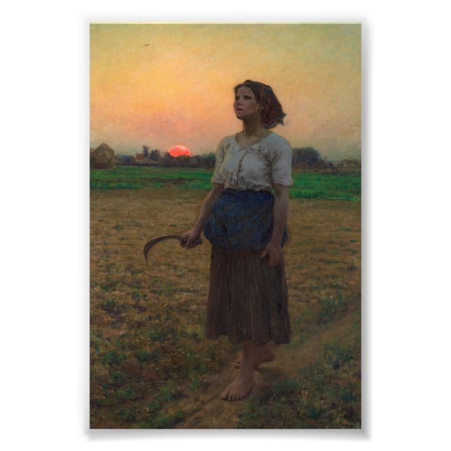 The Song of the Lark by Jules Adolphe Breton Photo Print (Front)
