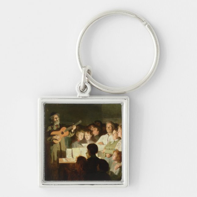The Song Seller, 1903 Key Ring (Front)