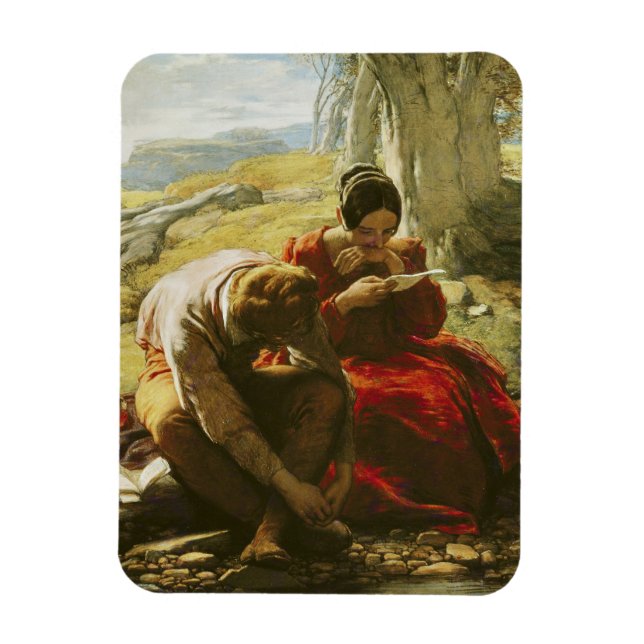 The Sonnet, 1839 (oil on panel) Magnet (Vertical)