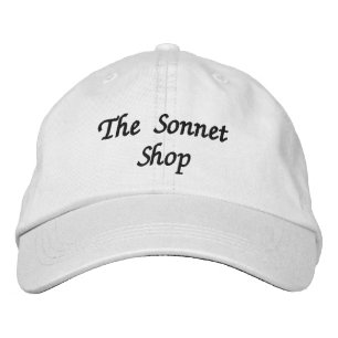 The Sonnet Shop Logo Embroidered Hat