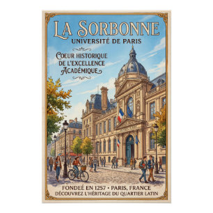 The Sorbonne (University of Paris) Poster