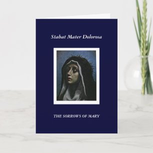 THE SORROWS OF MARY CARD