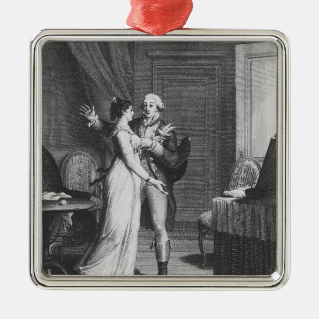 The Sorrows of Werther' Metal Tree Decoration (Front)