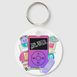 The Sorry Not Sorry Generation Logo  Key Ring