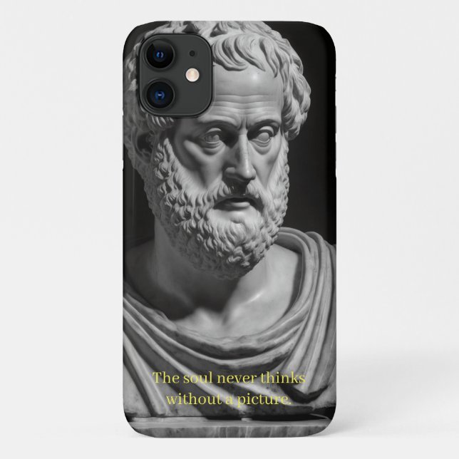 The soul never thinks without a picture Case-Mate iPhone case (Back)