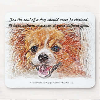 The Soul of a Dog Mouse Pad