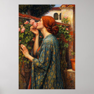 The Soul of the Rose by John William Waterhouse Poster