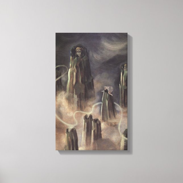 The Souls of the Mountain (by Remedios Varo) Canvas Print (Front)
