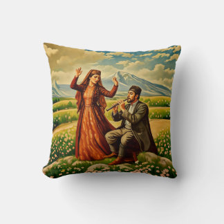 The Sound Of Duduk Throw Pillow