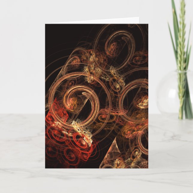 The Sound of Music Abstract Art Greeting Card (Front)
