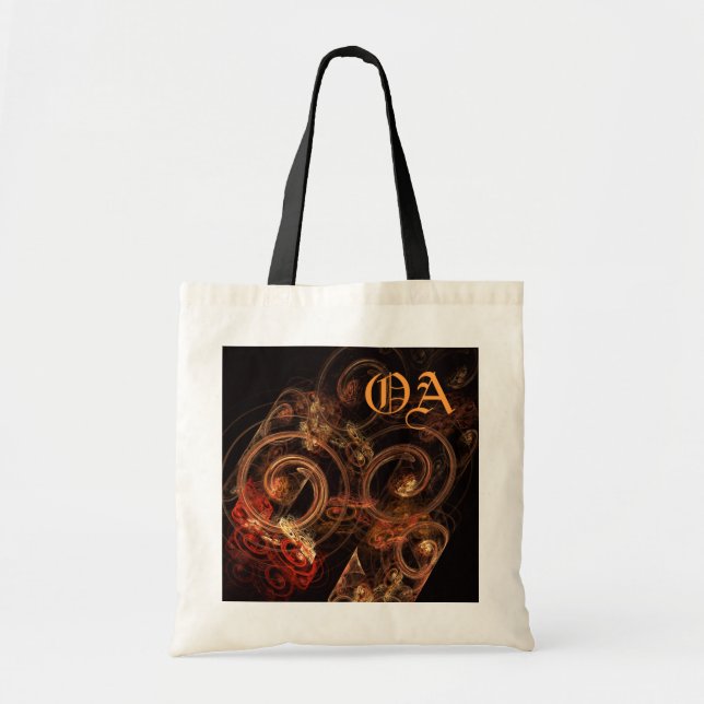 The Sound of Music Abstract Art Monogram Bag (Front)