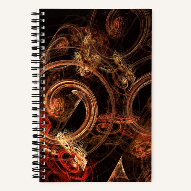 The Sound of Music Abstract Art Notebook (Front)
