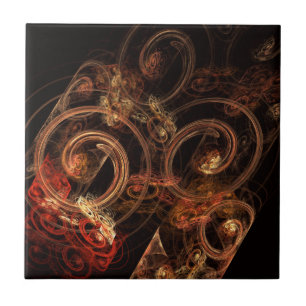 The Sound of Music Abstract Art Tile