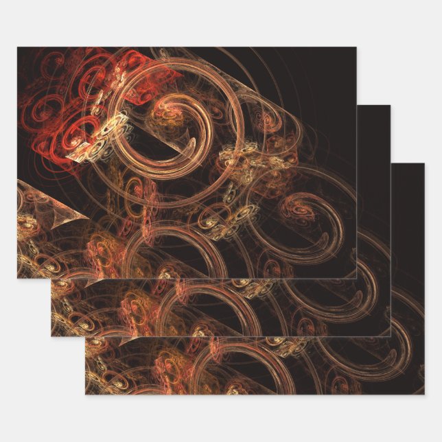 The Sound of Music Abstract Art Wrapping Paper Sheet (Set)