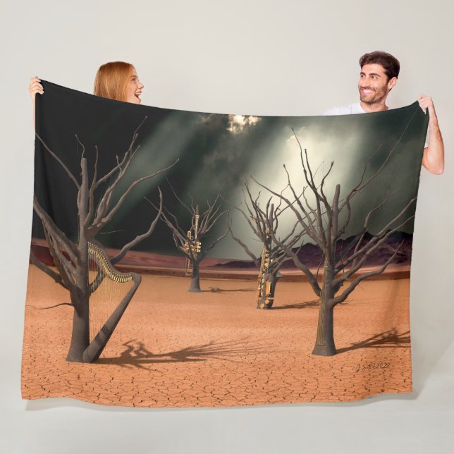 The Sound of Quiet Fleece Blanket (In Situ)