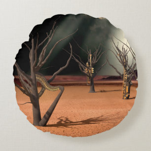 The Sound of Quiet Round Cushion