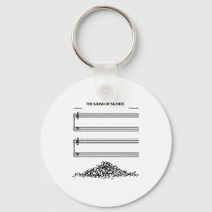 The Sound Of Silence Funny Musical  Key Ring