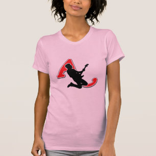 The Sound of Silence: Minimalist Rock Silhouette T-Shirt