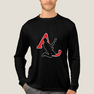 The Sound of Silence: Minimalist Rock Silhouette Tri-Blend Shirt