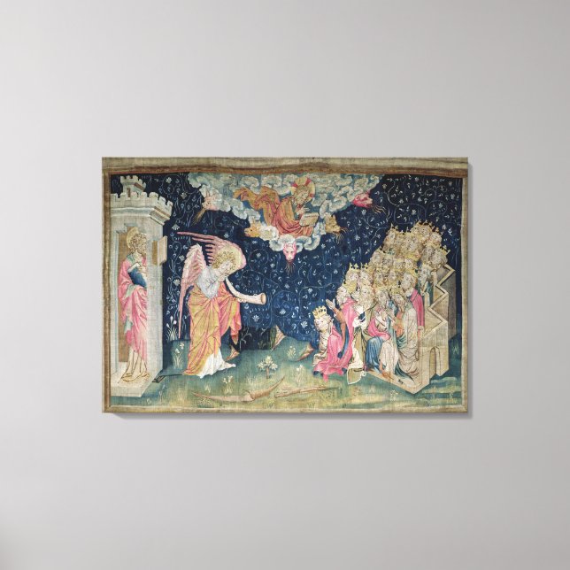 The Sounding of the Seventh Trumpet and the Canvas Print (Front)