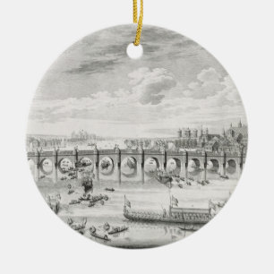 The South East Prospect of Westminster Bridge - Bo Ceramic Tree Decoration