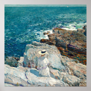The South Ledges, Appledore by Childe Hassam Poster