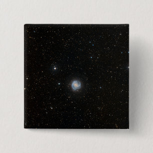 The Southern Pinwheel Galaxy 2 15 Cm Square Badge
