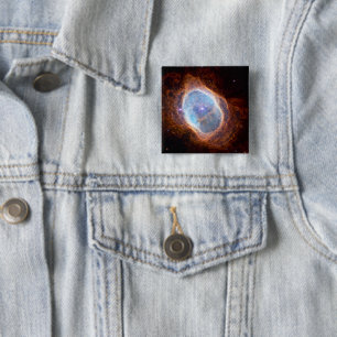 The Southern Ring Nebula 15 Cm Square Badge