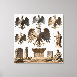 The Sovereign Eagle Altar Piece Canvas Print
