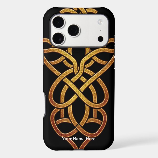 The Sovereign: Minimalist Gold Celtic (Back)
