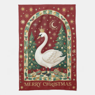 The Sovereign Swan’s Noel Tea Towel