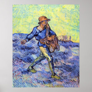 The Sower 1 by Vincent van Gogh Poster