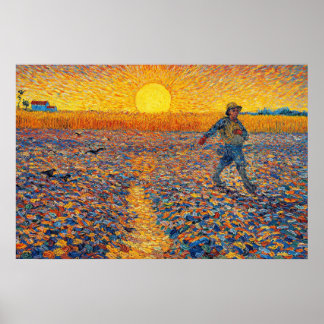 The Sower by Vincent van Gogh Poster