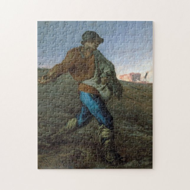 The Sower, Jean-Francois Millet Jigsaw Puzzle (Vertical)